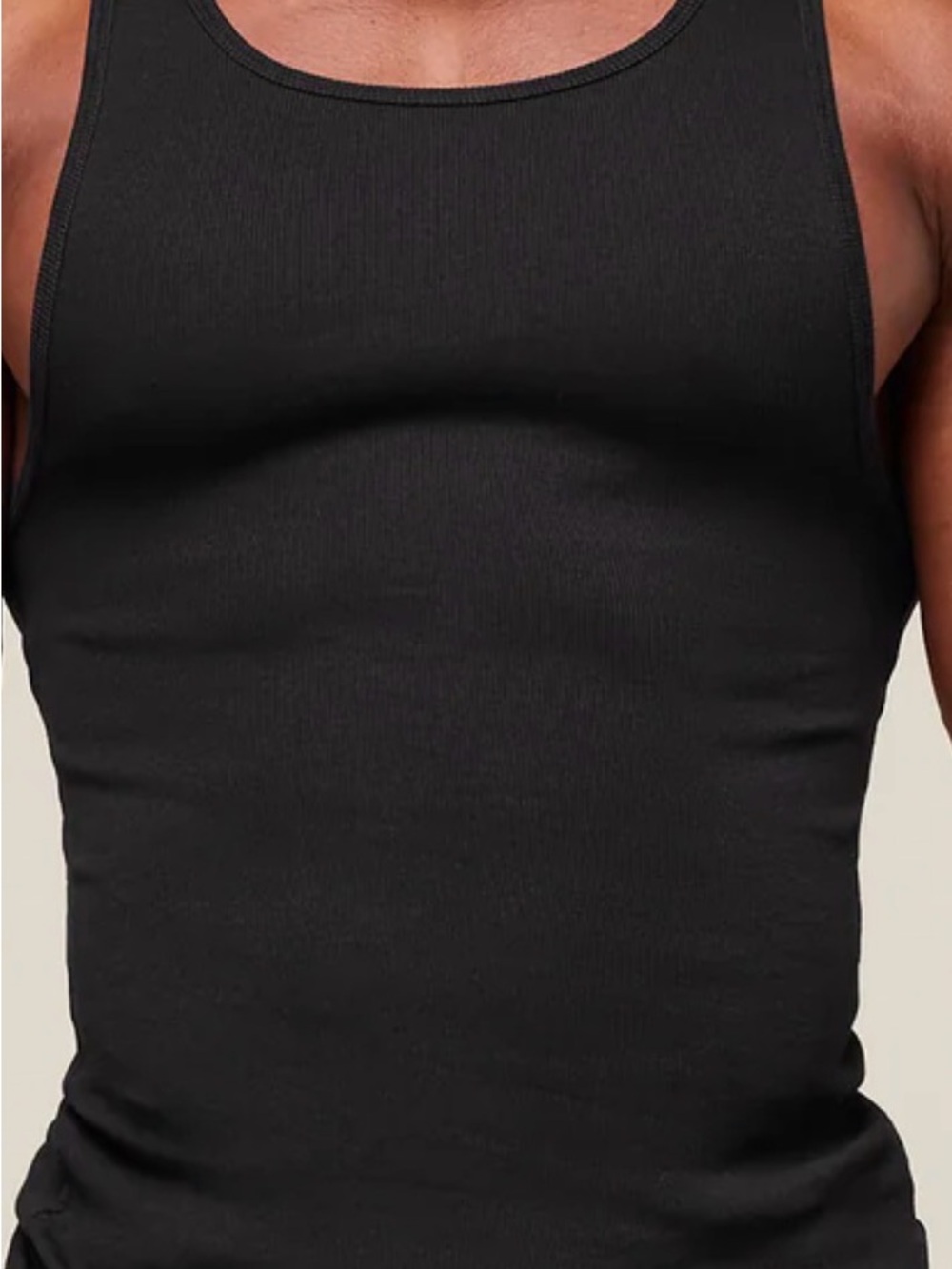 Gymshark Ribbed Tank 1pk/Size Large-Body Fit